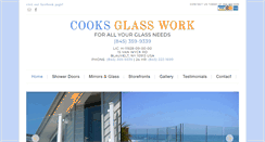 Desktop Screenshot of cooksglass.com