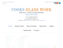 Tablet Screenshot of cooksglass.com